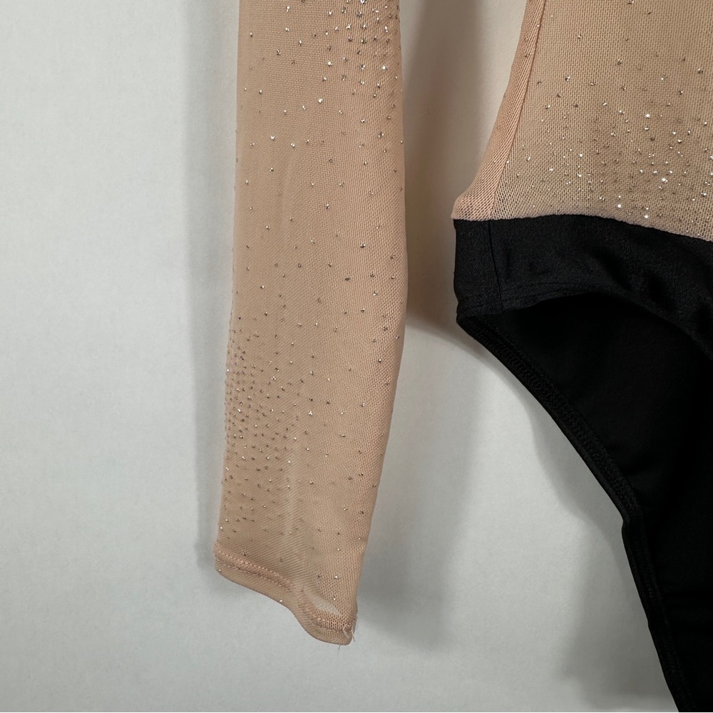 Urban Outfitters Nude Mesh Bodysuit | Size Small - Picture 6 of 11